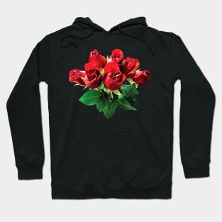 Red Rose Bouquet Hoodie